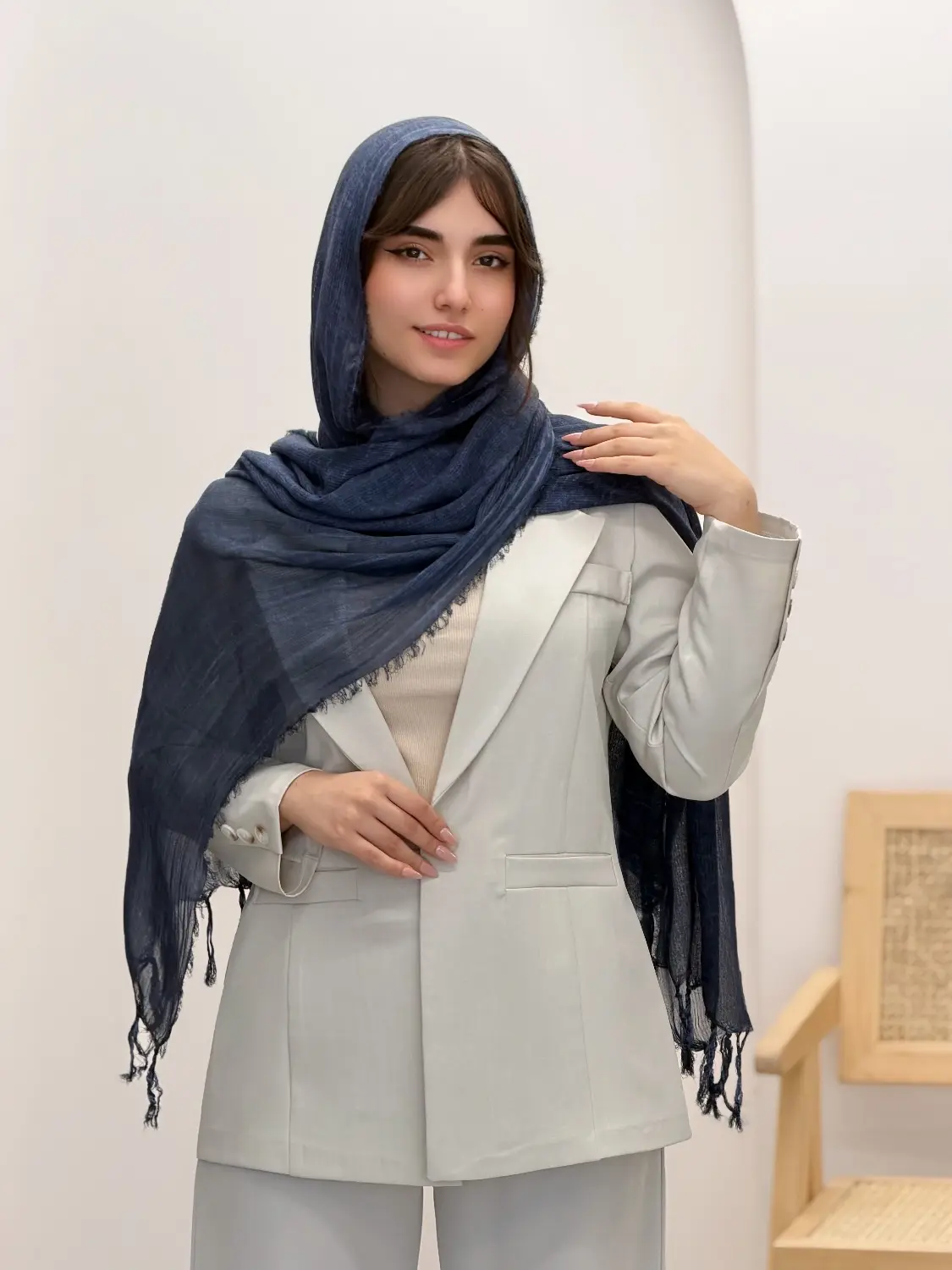 4608-شال کنفی کمند